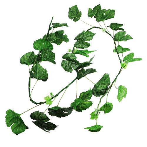 Floristik24 Vine Leaves Garland Green 2,7m