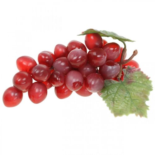 Produkt Dekoracyjne winogrona czerwone sztuczne winogrona ozdobne owoce 15cm