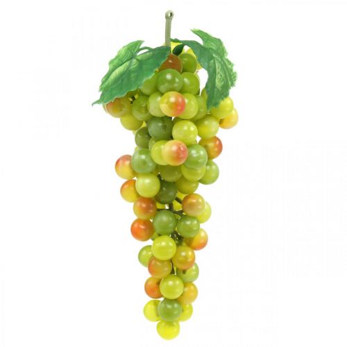 Deco winogrona zielone sztuczne owoce dekoracja witryny sklepowej 22cm