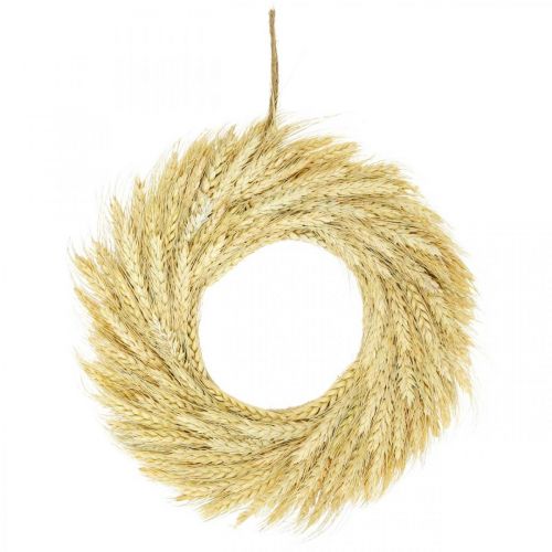 Floristik24 Wieniec naturalny, wieniec pszenny, wieniec pszenny, wieniec zbożowy 30cm