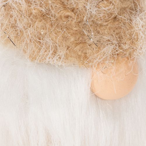 Dekoracyjna figurka krasnala z brodą do zawieszenia, 17 cm, 6 szt. | Floristik24.pl