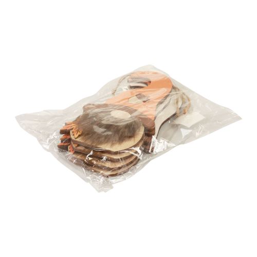 Produkt Krasnal zawieszka dekoracja drewniana jesienne krasnale 21×10,5cm 4 szt