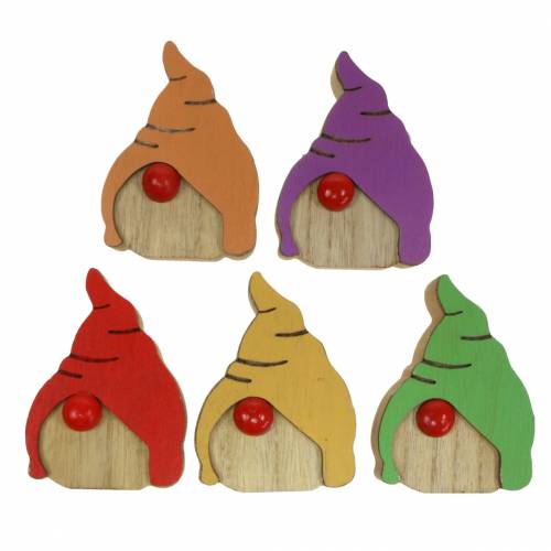 Produkt Drewno gnome 6,5x9cm 10 sztuk, różne