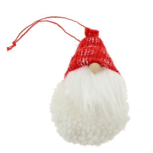 Produkt Imp czerwony, biały do zawieszenia 8cm 8szt