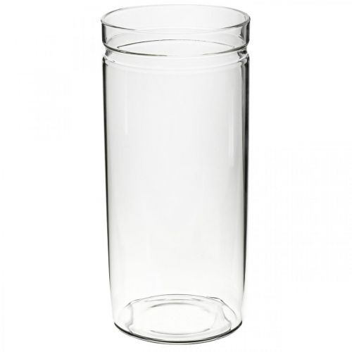 Wazon na kwiaty, szklany cylinder, szklany wazon okrągły Ø10cm W21,5cm