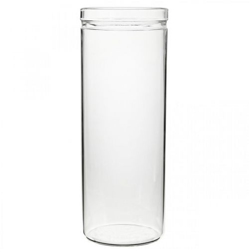 Produkt Wazon na kwiaty, szklany cylinder, szklany wazon okrągły Ø10cm W27cm