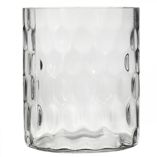 Produkt Szkło lampionowe, wazon na kwiaty, szklany wazon okrągły Ø11.5cm H13.5cm