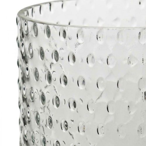 Produkt Wazon na kwiaty, wazon szklany, szkło na świecę, szklana latarnia Ø11,5 cm W23,5 cm