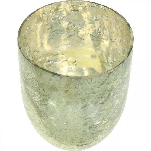 Floristik24 Lampion szklany świecznik tealight szklany tealight Ø12cm H15cm