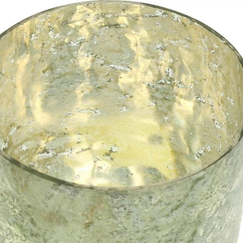 Floristik24 Lampion szklany świecznik tealight szklany tealight Ø12cm H15cm