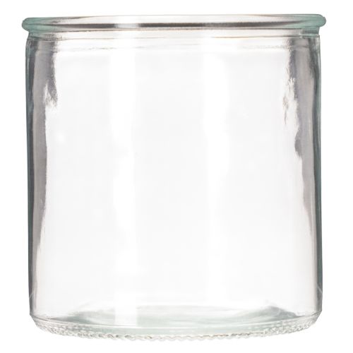 Wazon szklany cylindryczny, przezroczysty, uniwersalny, 10 cm, 3 sztuki | Floristik24.pl