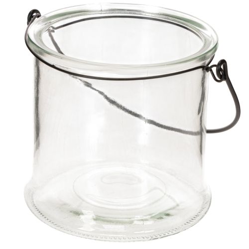 Szklana lampa wisząca Ø12cm H12,5cm 2szt. | Floristik24.pl