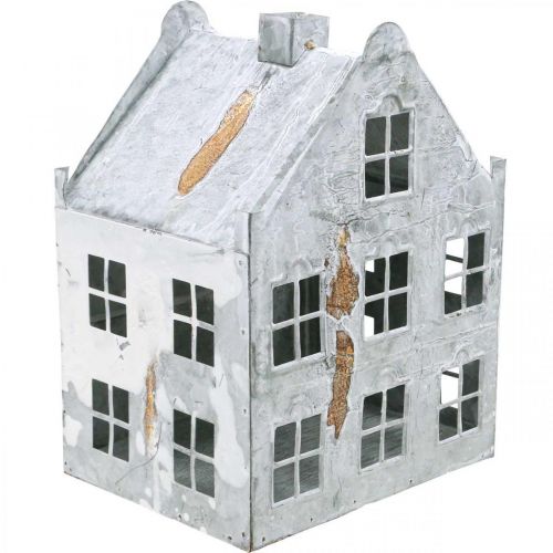 Lichthaus świecznik na tealight metalowy domek na tealight wys. 26 cm