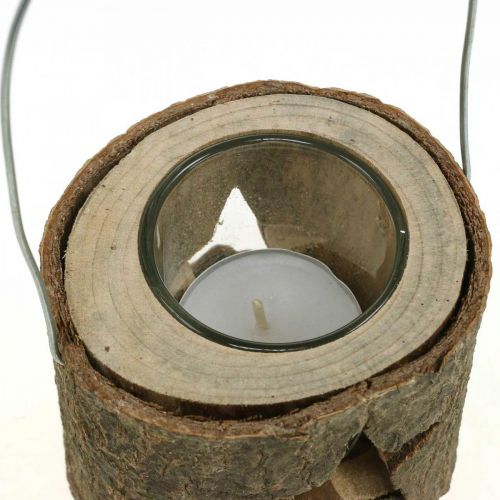 Produkt Świecznik na tealighty do zawieszenia Świecznik na tealighty drewno 7,5cm 2szt