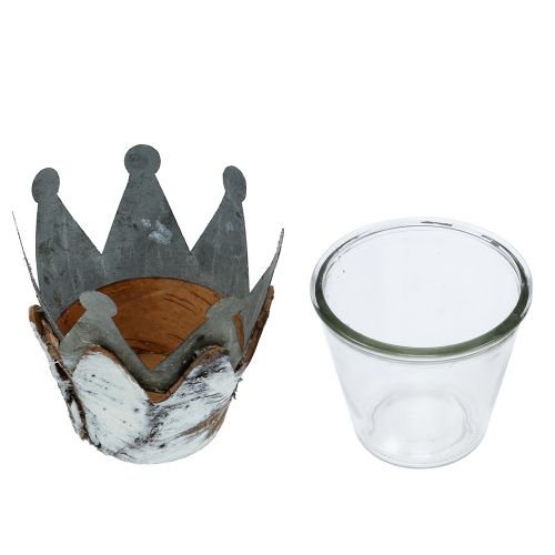 Floristik24 Wiatrówka lekka korona z brzozą Ø11cm H11,5cm 1szt.