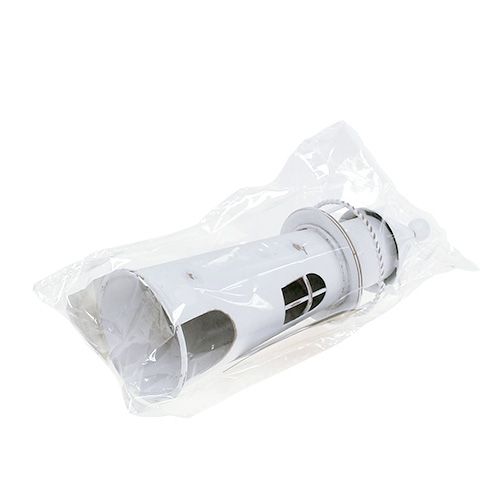 Floristik24 Deco Latarnia morska 15cm Biały