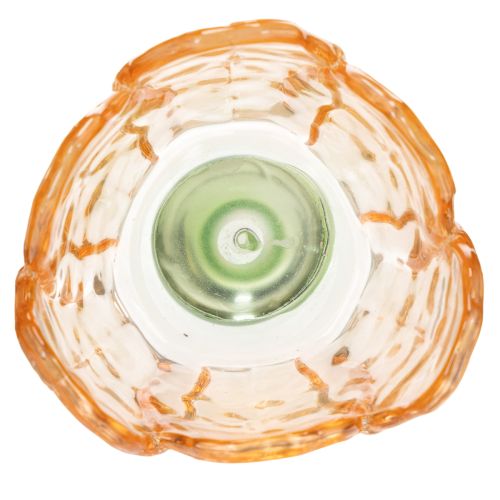 Produkt Szklany świecznik w kształcie tulipana, styl vintage, romantyczna dekoracja domu, 20 cm