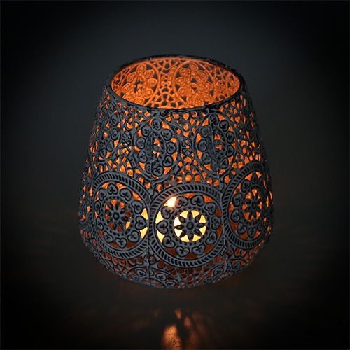 Floristik24 Latarnia biała Ø12cm H13cm 1szt.