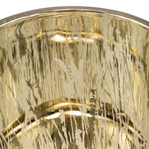 Produkt Elegancka dekoracyjna latarnia z motywem trawy, idealna do przytulnego wnętrza, 12,5 cm, 2 sztuki.