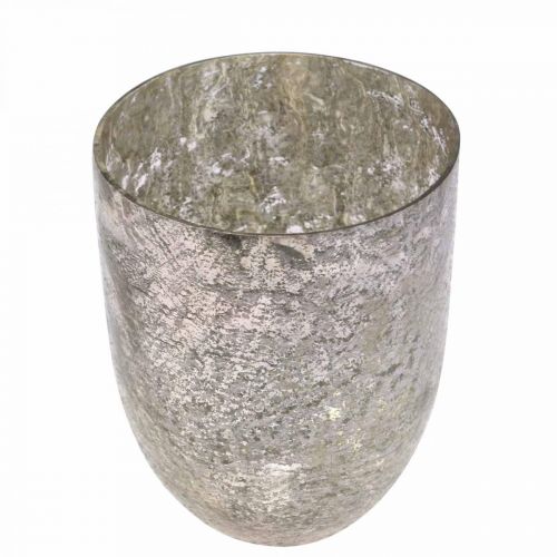 Produkt Lampion Szkło Vintage Tealight Szkło Różowy, Złoty Ø12cm W15cm