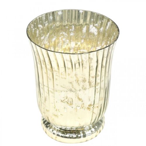 Produkt Szklany lampion Świecznik na tealight Szklany tealight Ø11cm W14,5cm