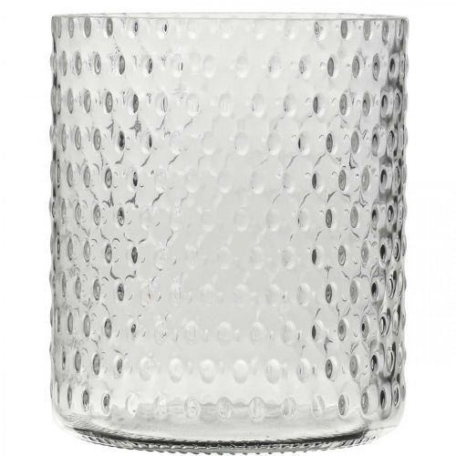 Produkt Szklana latarnia, wazon na kwiaty, okrągły szklany wazon Ø11,5 cm W13,5 cm