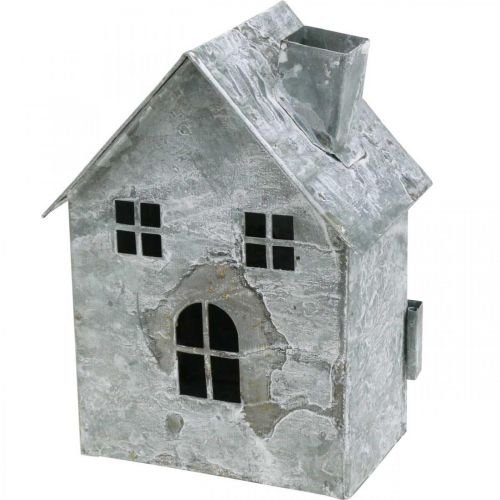 Produkt Latarnia metalowa, shabby chic, dekoracja świąteczna, bielona, wygląd antyczny. W14,5 cm