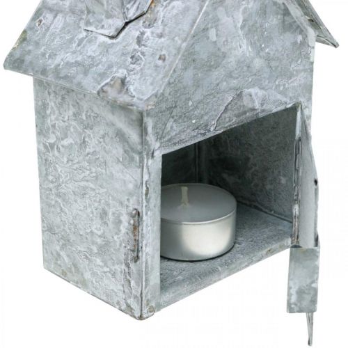 Produkt Latarnia metalowa, shabby chic, dekoracja świąteczna, bielona, wygląd antyczny. W14,5 cm