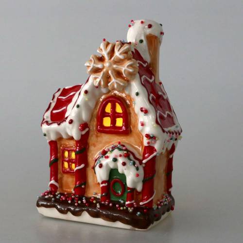 Floristik24 Wiatr Light Crispy House Bisquit, Biały H16cm