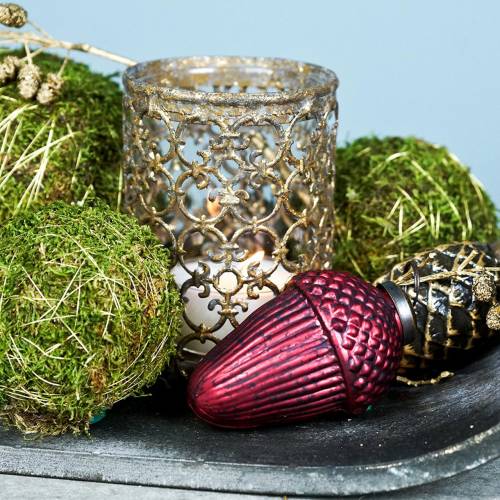 Floristik24 Latarnia antyczne złoto Ø10,5cm H14,5cm 1szt.