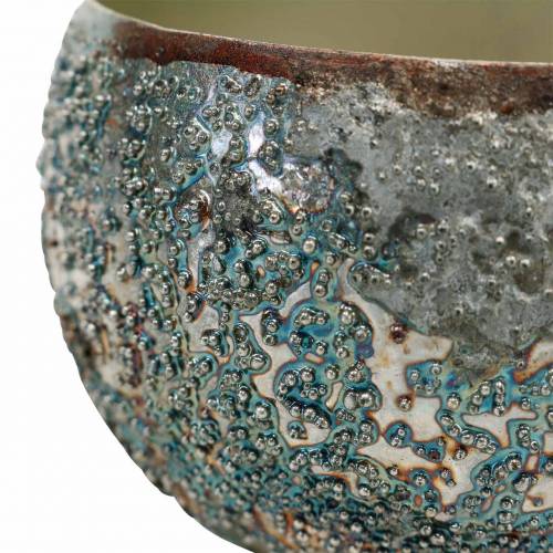 Floristik24 Latarnia metalowa kolorowa Ø10cm H6,5cm