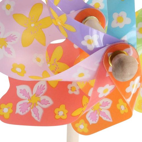 Floristik24 Wiatraczek kolorowy wiatrak Ø16cm dekoracja ogrodowa