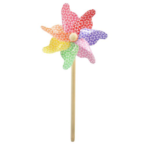 Produkt Wiatrak dekoracyjny wiatraczek mały na patyczku w kolorze Ø14cm 30cm