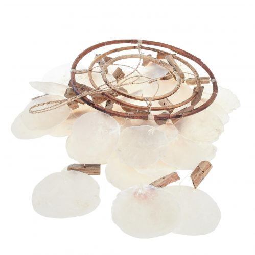 Produkt Dzwonek wietrzny Ozdoba z muszli Capiz Ø30cm W80cm