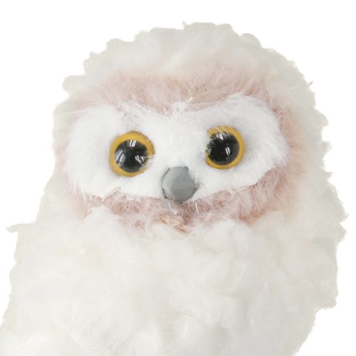 Produkt Dekoracja zimowa figurki sowy stojące białe 15cm 2 szt.