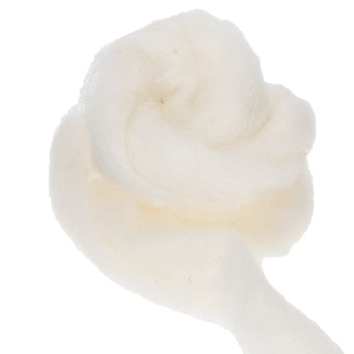 Produkt Biała wełniana wstążka, 2m, dekoracyjna wełna do rękodzieła i pakowania