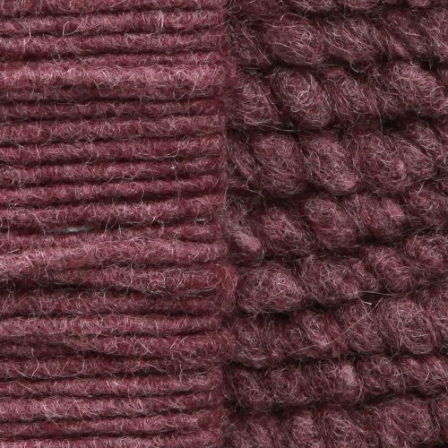 Produkt Filc wełniany Dekoracyjny sznurek Filcowy Knot Nić Jagodowa L7m Zestaw 2szt