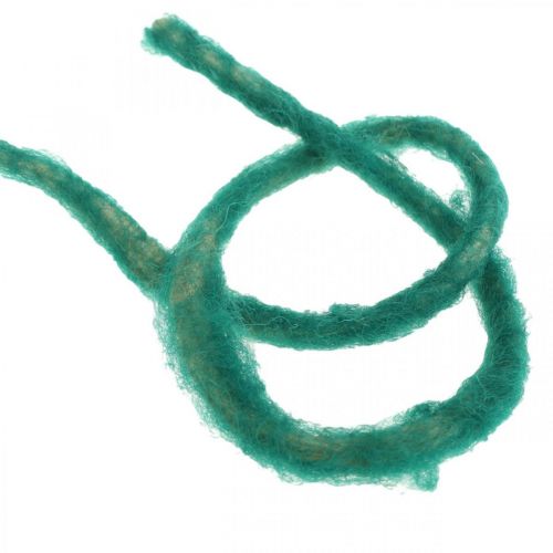 Produkt Sznurek filcowy vintage sznurek do rękodzieła zielony 30m