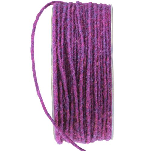 Produkt Sznurek wełniany fioletowy 3mm 100m