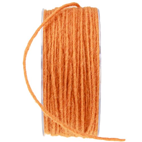 Produkt Sznurek wełniany pomarańczowy 3mm 100m