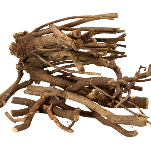 Gałązki i podkładki ozdobne z drewna, suszone naturalnie, 18 cm, 500 g
