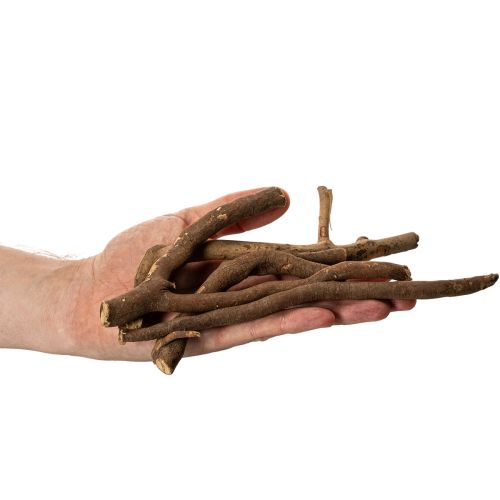 Gałązki i podkładki ozdobne z drewna, suszone naturalnie, 18 cm, 500 g | Floristik24.pl