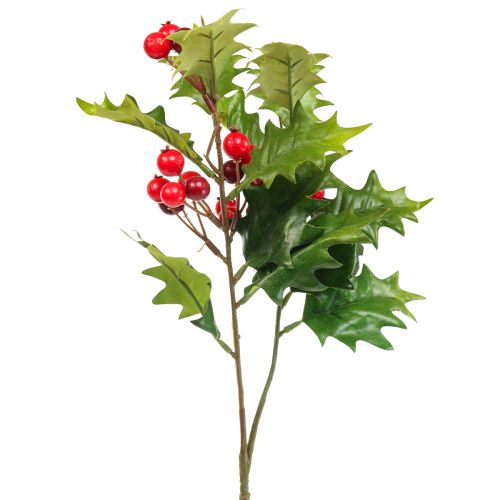 Produkt Holly Ilex Sztuczna Gałązka Jagód Sztuczna Roślina 60cm