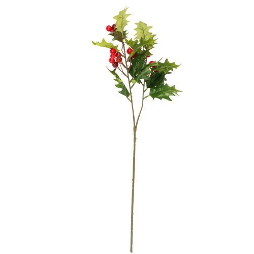 Produkt Holly Ilex Sztuczna Gałązka Jagód Sztuczna Roślina 60cm