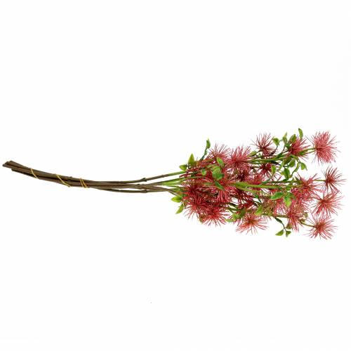 Floristik24 Kwiat jedwabiu ksantium ciemnoróżowy 53cm 6szt