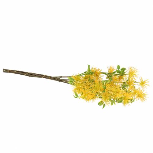 Floristik24 Kwiat jedwabiu ksantium żółty 53 cm 6 sztuk