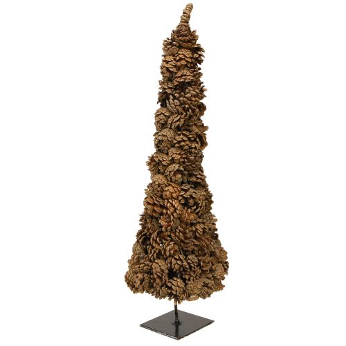 Choinka stołowa w kształcie szyszki, naturalna, 16×60cm