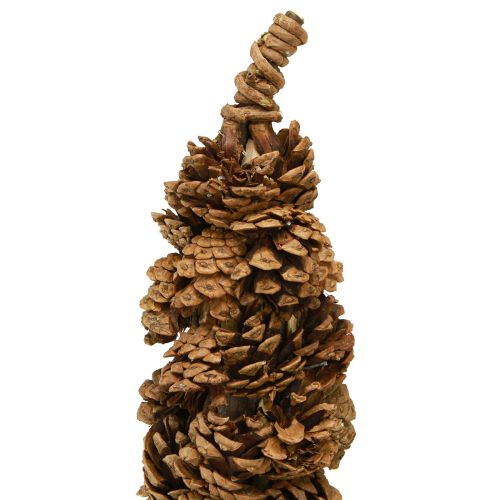 Produkt Choinka stołowa w kształcie szyszki, naturalna, 16×60cm