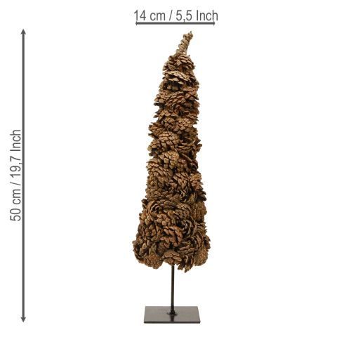 Produkt Choinka szyszkowa ozdoba świąteczna szyszkowa naturalna 14×50cm