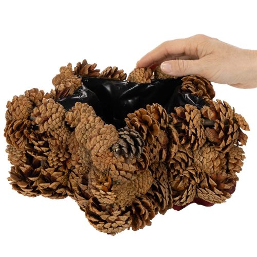 Doniczka szyszkowa, kształt gwiazdy, 30 cm | Floristik24.pl